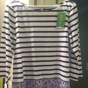 NWT Lilly Pulitzer waverly top -medium
